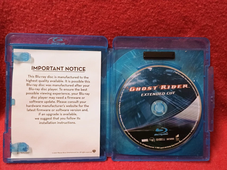 Ghost Rider 2007 Blu-ray Extended Cut Mint - Image 3 of 4