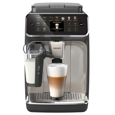 Phillips Full Auto Coffee + Espresso Machine + LatteGo Milk Frother 12-Presets