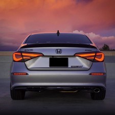 LED Tail Light Fits Honda Civic Sedan 2022-2026 Clear Lens Rear Light Sequential