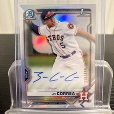2021 Bowman Chrome JC Correa Autograph /499