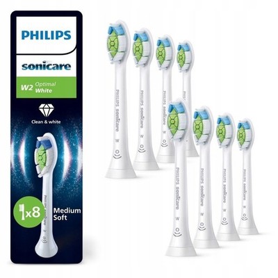 Philips Sonicare W2 Optimal White Ersatzbürstenköpfe 8er-Pack HX6068/87