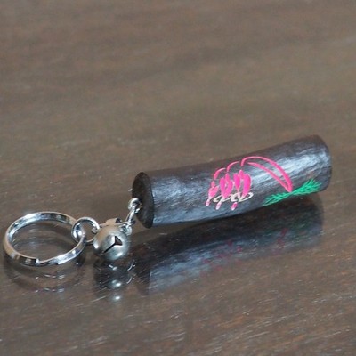 Japan Kamikochi Hiking Keyring Wood Art Kappa Bridge Nagano Mountain Gift