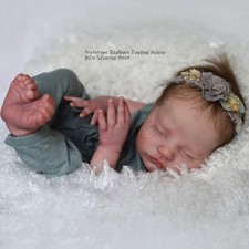 Realborn Daphne Sleeping 19" Reborn Doll KIT Vinyl Parts for Making Baby Dolls