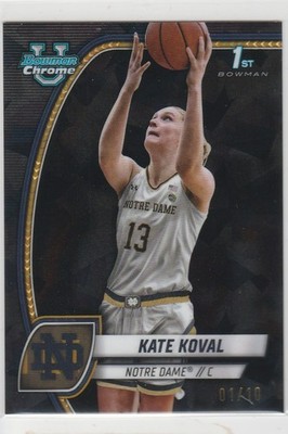 KATE KOVAL 2024-25 Bowman U Chrome Sapphire 1st Black Refractor (01/10) #42
