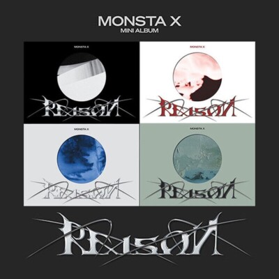 MONSTA X REASON 12th Mini Album RANDOM Ver CD+Foto Buch+Lyric+2 Karte+Pre-Order