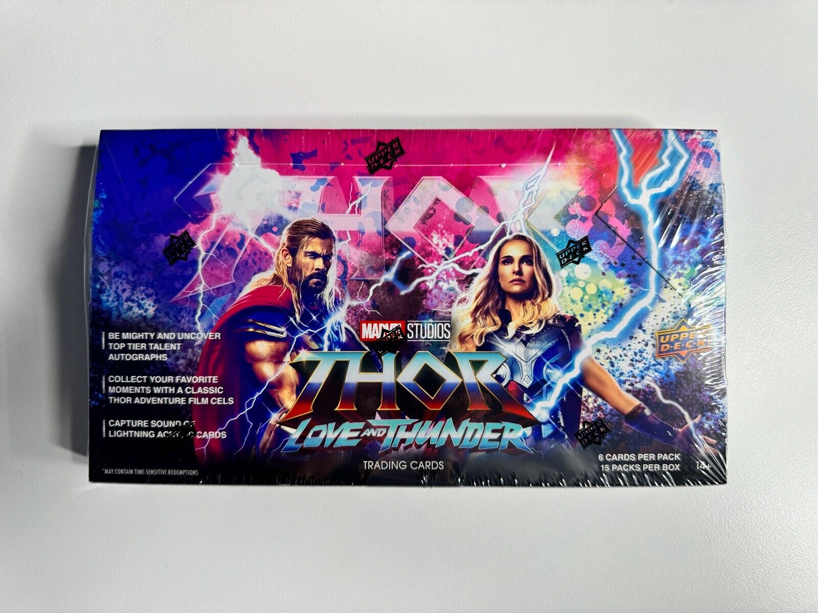 2023 UPPER DECK UD MARVEL STUDIOS THOR LOVE AND THUNDER FACTORY SEALED HOBBY BOX