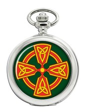 Celtic cross Christian Pocket Watch