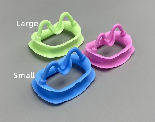 30 Puntelli apribocca morbido in silicone denti adulti denti sbiancamento guance retrattore - Foto 5 di 27