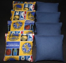 SAN FRAN GOLDEN STATE WARRIORS CORNHOLE BEAN BAGS NBA 8 ACA Handmade Bags 