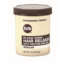 TCB Professional Formulas No Base Creme Hair Relaxer - 7.5 oz 212 g - Regular