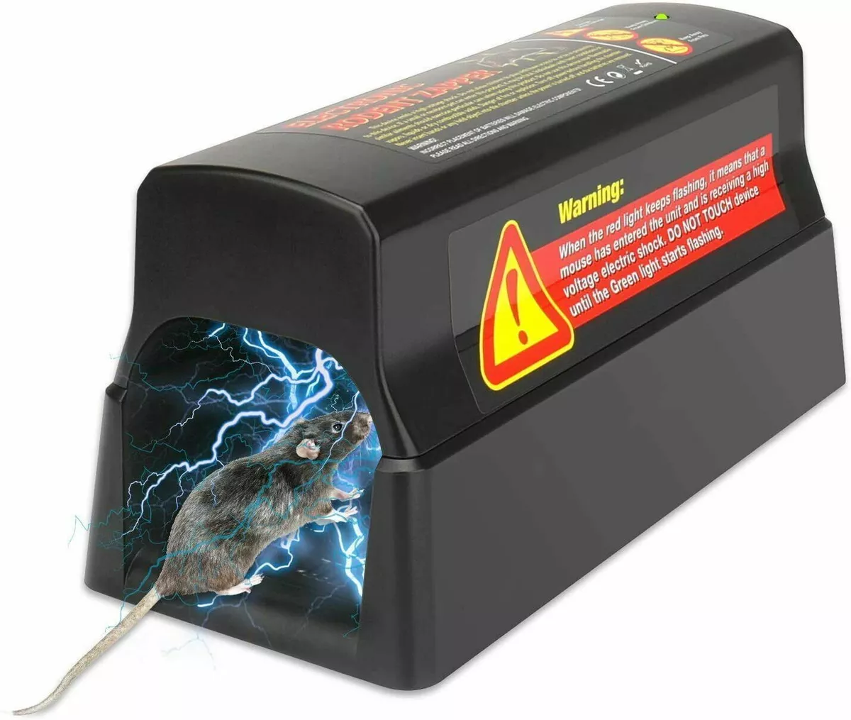 Electric Rat Trap Effective Humane Indoor Mouse Trap Killer Upgraded  Instantly Kill Rodent Zapper For Rats Mice With Powerful Voltage Niuniu