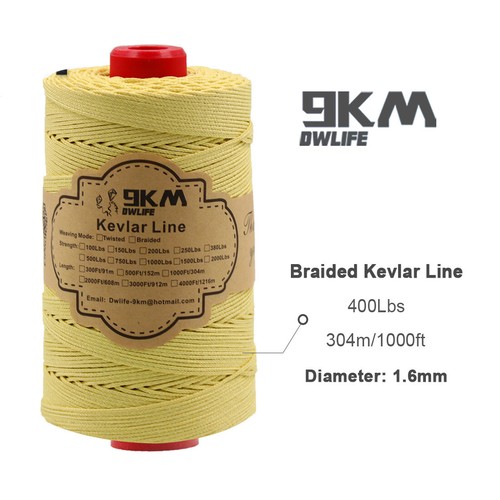 Kevlar Line String Braided 40-5000lbs Fishing Kite Outdoor Rope Made with Kevlar - Picture 20 of 38
