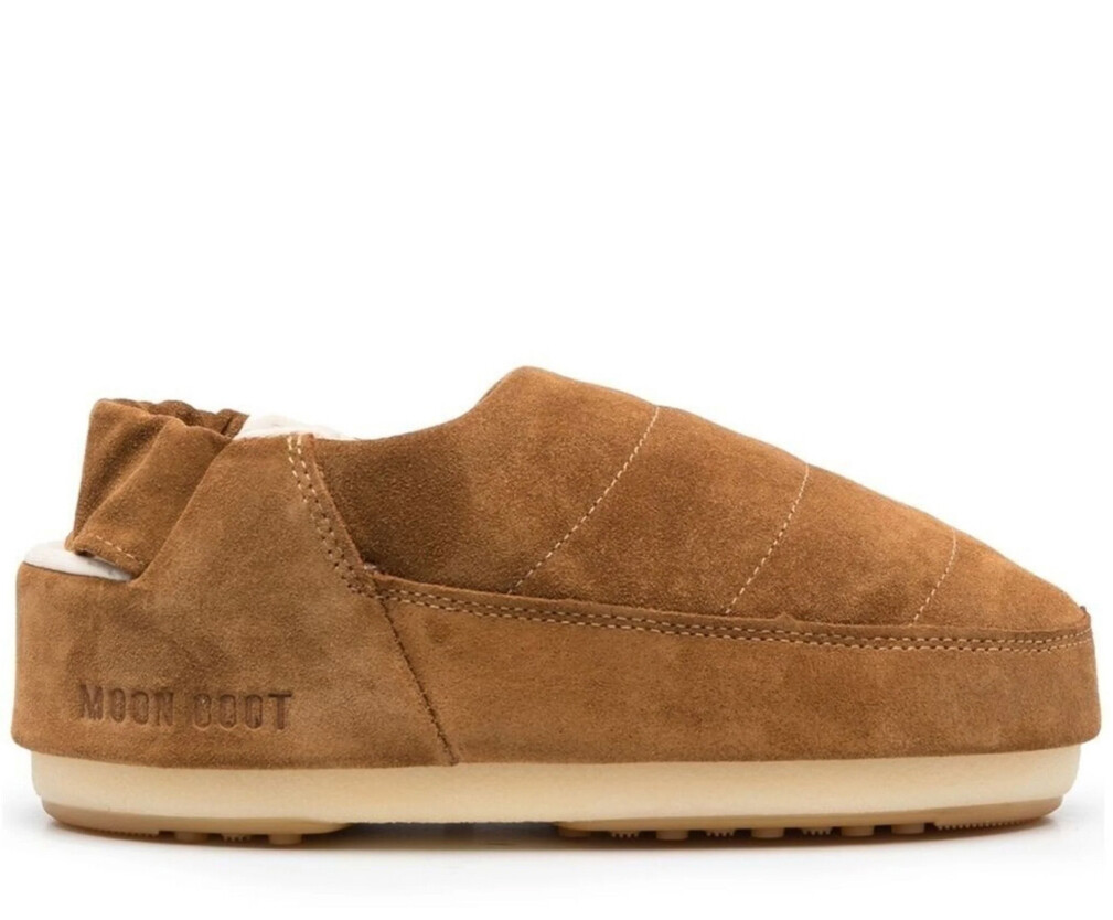 РЕМЕШОК С ЛОГОТИПОМ MOON BOOT EVOLUTION ЗАМШЕВЫЕ САНДАЛОВЫЕ ШЛЕПАНЦЫ DAMEN SCHUHE 14601500001 30890₽