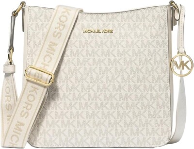 Michael Kors Crossbody Purse Jet Set Travel Small Signature Logo Messenger Bag