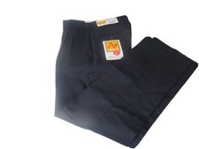 A Fabrics Boys Sz 28 M Waist 28 Length 30 Navy Blue School Pants Wrinkle Free