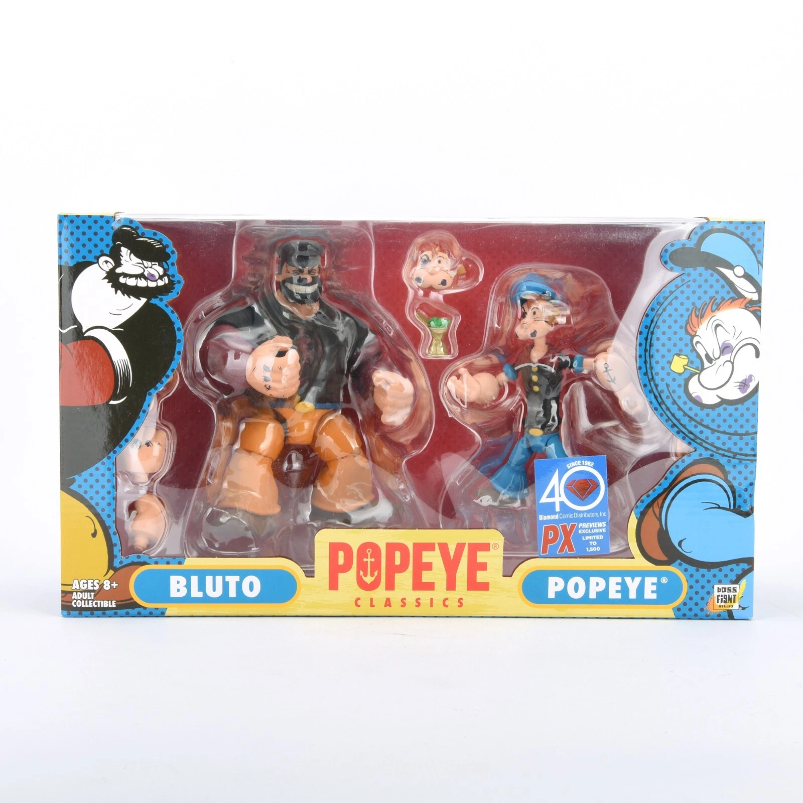 Boss Fight Studio Popeye Classics: Popeye vs Bluto 1:12 Scale Action Figure New - Picture 1 of 4