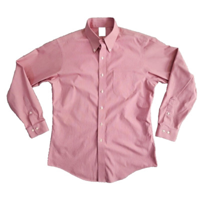 Brooks Brothers Regent Shirt Size 16-4/5 Red Checkered Button-Down Quiet Luxury