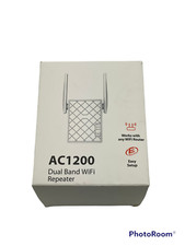     NEXTBOX WiFi Extender 1200 Mbps - 2.4  5GHz Dual Band Network    