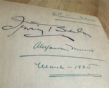 1925 Story of Irving Berlin SIGNED BERLIN & A. Woollcott SIGNED 1st Ltd ED 6/100