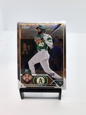 2023 Topps Chrome Dermis Garcia Rookie RC Oakland Athletics #183