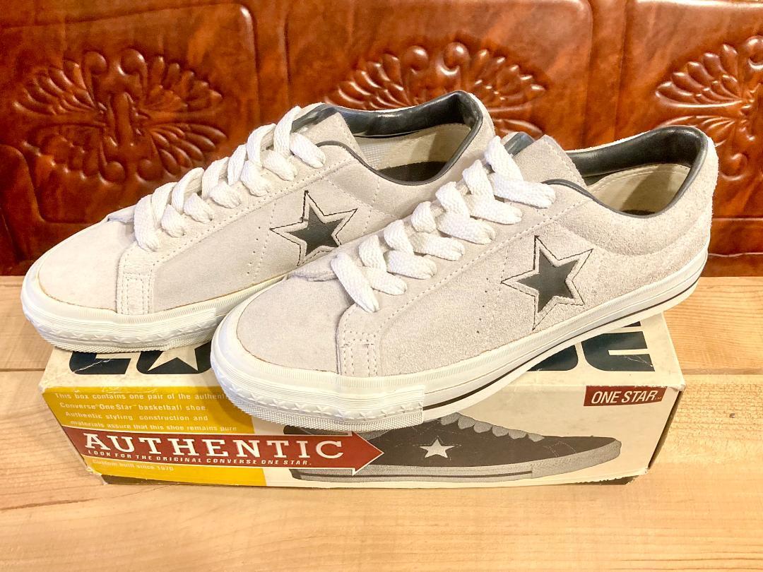 90s CONVERSE ONESTAR スエード　箱付き ワンスター 90s Converse One Star Suede Gray/Black US7.5 | eBay