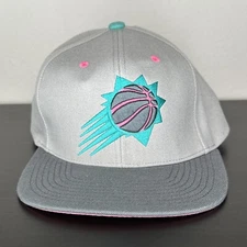 Mitchell & Ness Phoenix Suns SnapBack Hat 2021 Grey Pink NBA Basketball