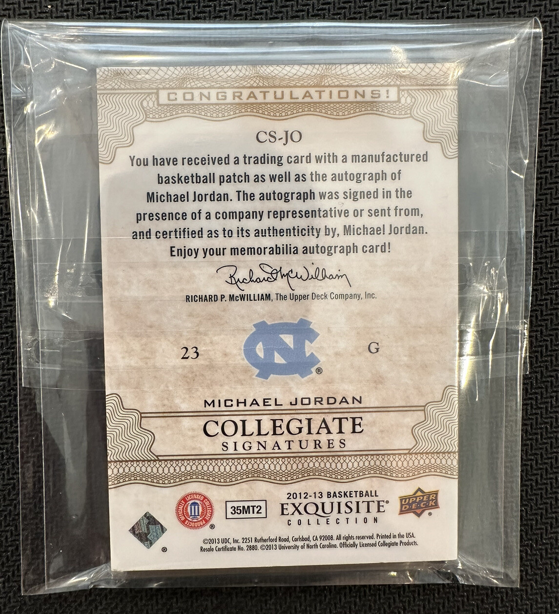 2012-13 UD Exquisite Collection - Michael JORDAN - AUTO 47/99 - BEAUTY ✨🔥🐐📈 view 4
