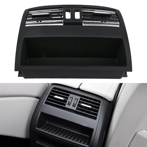 Rear AC Fresh Air Outlet Center Console Vent Grille Cover Black For BMW 5 F10 - Picture 2 of 10