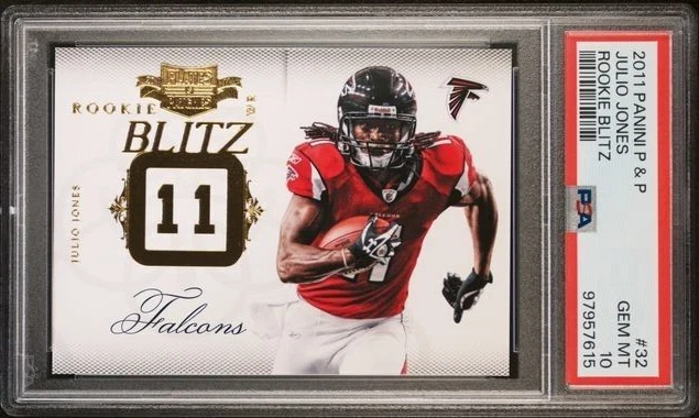 Julio Jones Panini Plates & Patches Rookie Blitz #32 Base