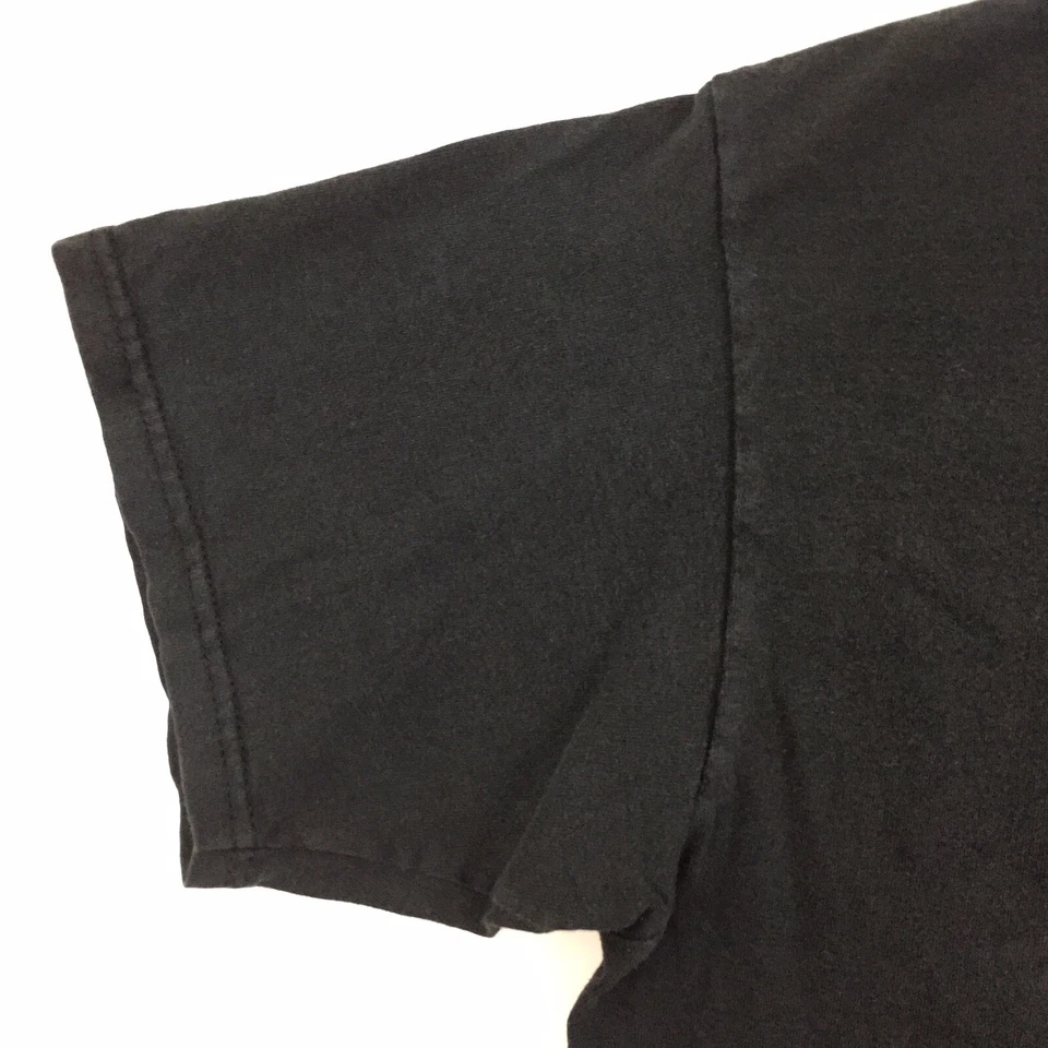 Винтажная мужская футболка 90-х Human I Tees Black Panther с логотипом леопард тигр кошка L - Изображение 4 из 4