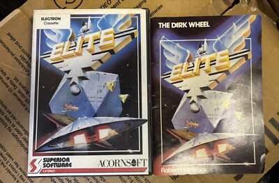 Elite Acorn Electron - Acornsoft - GC, Original, Tape. Mit Bilderbuch Superior