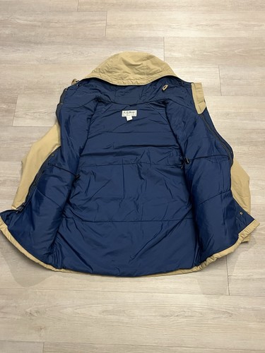 Vintage LL Bean Beige Baxter State Parka Made in USA Parka Coat Men’s Size Large - Picture 7 of 11