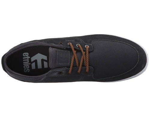 ETNIES 4101000434 067 HITCH Mn's (M) Dark Grey/White Suede Skate Shoes - Picture 6 of 7