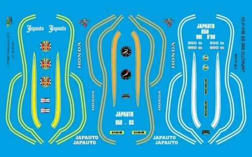 Modellini statici di moto e quad scala 1:8 per Honda