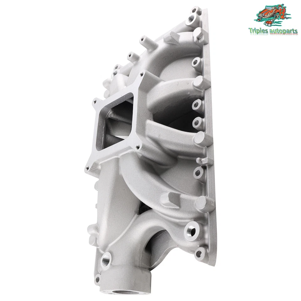 Colector de admisión de un solo plano de aluminio para Ford 351W V8 5,8 L espacio de aire pequeño Foto 4 de 4