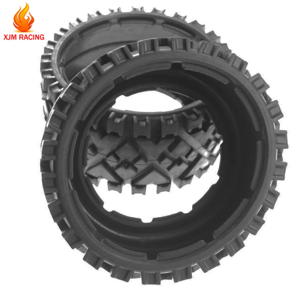 Rear Tire 2pcs All Terrain for 1/5 HPI RV KM Baja 5B SS 2.0 - Image 2 of 4