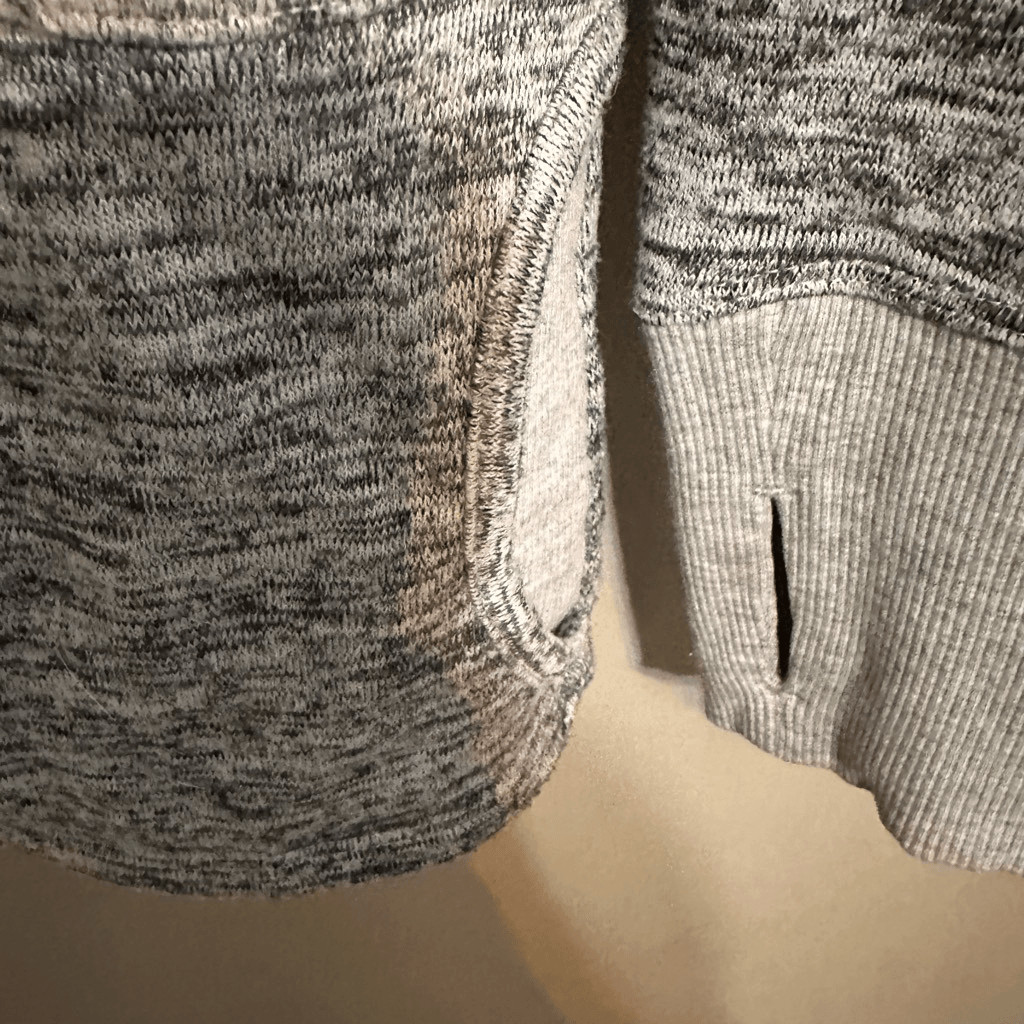 Athleta oversized gray pullover batwing hoodie si… - image 6