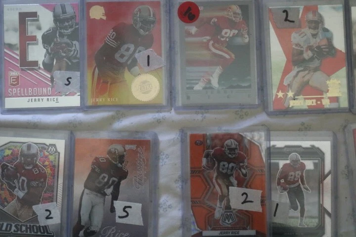 Jerry Rice 43 cartas. Años 90. nm/m Foto 4 de 4