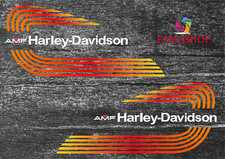 Decals adesivi AMF Sportster Ironhead Harley Davidson Forty 883/1200 HD cod014