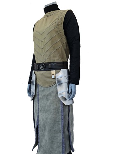 Inspired By Star Wars Shine Hati Costume with Cape & Leather Belt - Picture 2 of 7