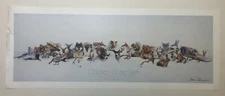 1988 Signed Marie Buchfink "Children Of The Earth" Nature Wildlife Wide Print