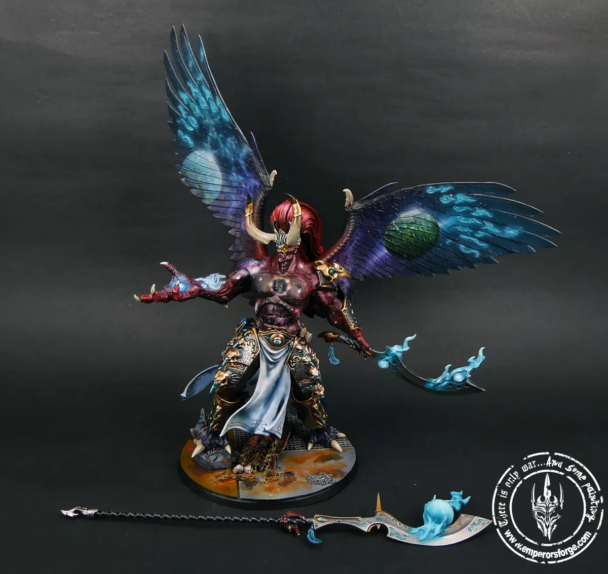 Magnus the Red Painted Primarch Warhammer 40k Thousand Sons Chaos  COMMISSION