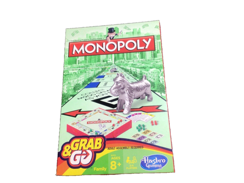 Hasbro Monopoly Grab & Go Reisegröße Spiel NEU