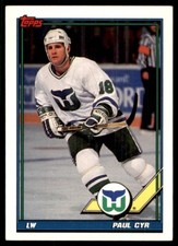 1991-92 Topps Paul Cyr Hartford Whalers #73