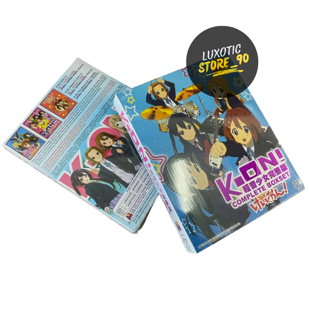 DVD Anime K-ON! Complete Boxset Season 1 + 2 (Vol 1-36) + Movie +