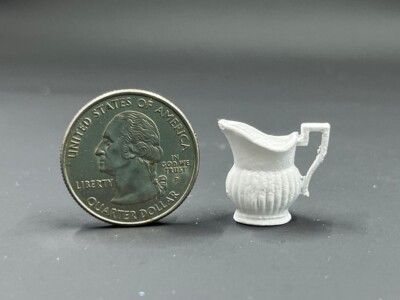 Dollhouse Miniature Metal Water Pitcher 1:12 one inch scale Z56 Dollys Gallery