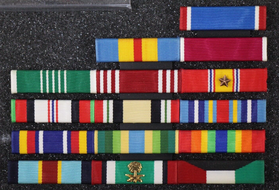 Vtg US Army Ribbon Lot Persian Gulf Iraq Afghanistan GWoT 82nd Airborne ...