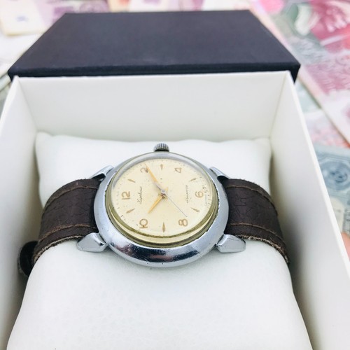 Vintage watch Kirovskie Crab 🦀 1950s USSR Poljot MCHZ1 Dial - Picture 2 of 12