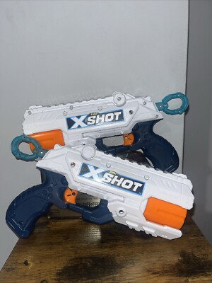 2 Zuru X Shot Reflex 6 Waffen x 2 Spielzeug Kugelpistole 8+ NUR WAFFEN