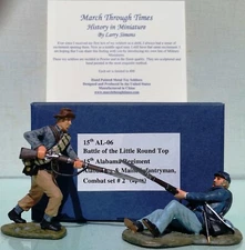 MARCH THROUGH TIMES CIVIL WAR AL-06 15TH ALABAMA & 20TH MAINE COMBAT SET # 2